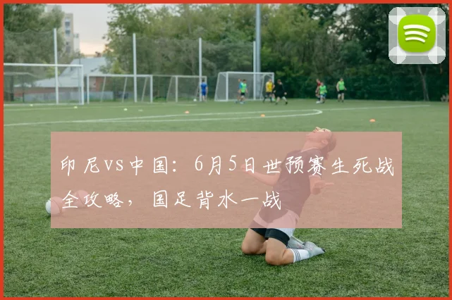 印尼vs中国：6月5日世预赛生死战全攻略，国足背水一战
